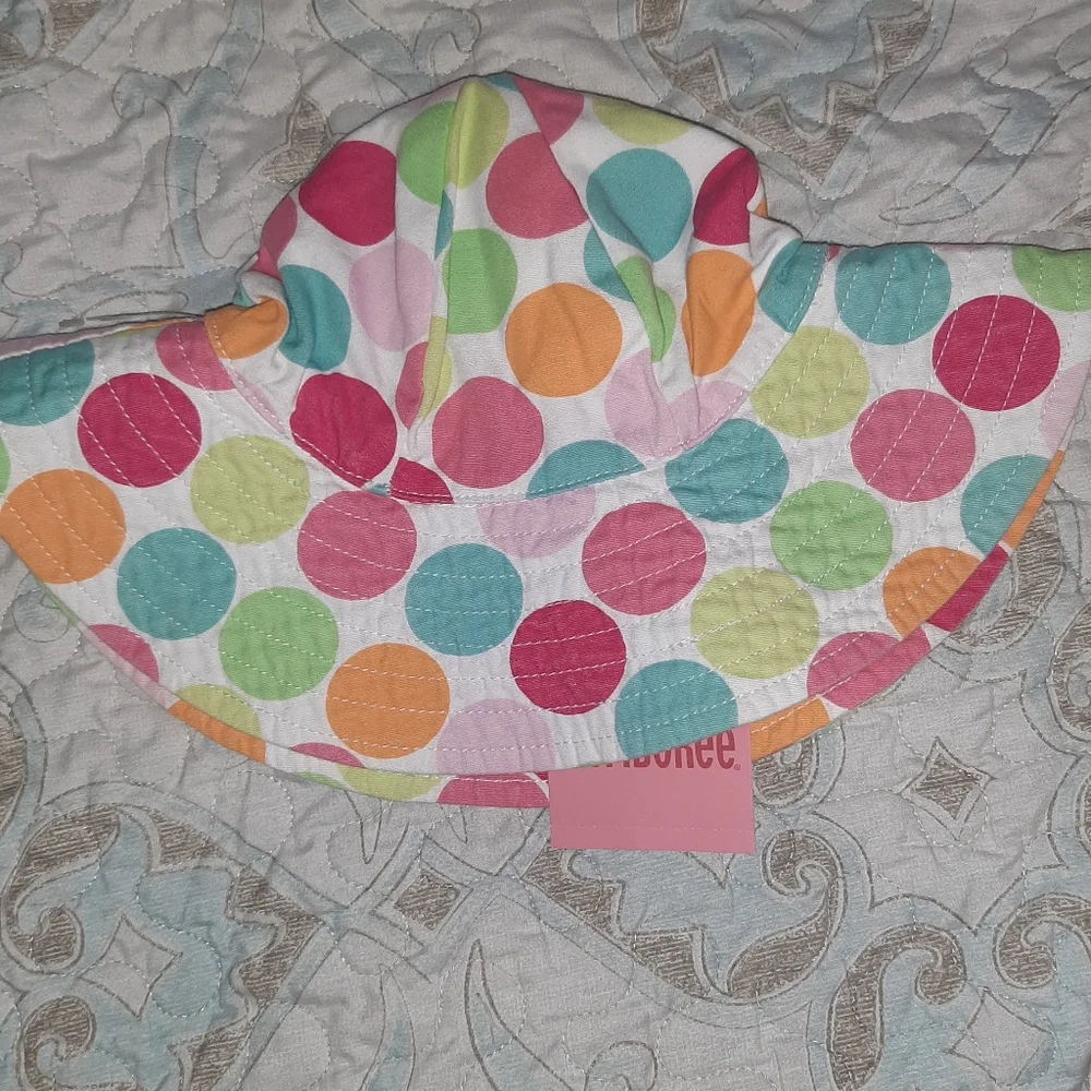 Gymboree Multicolor Polka Dot Hat for Kids - Picture 1 of 3